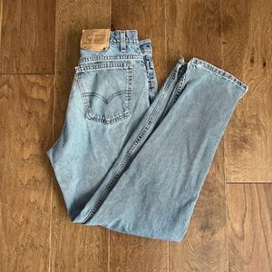 Vintage Orange Tab Levi Jeans Loose Fit Straight Leg
